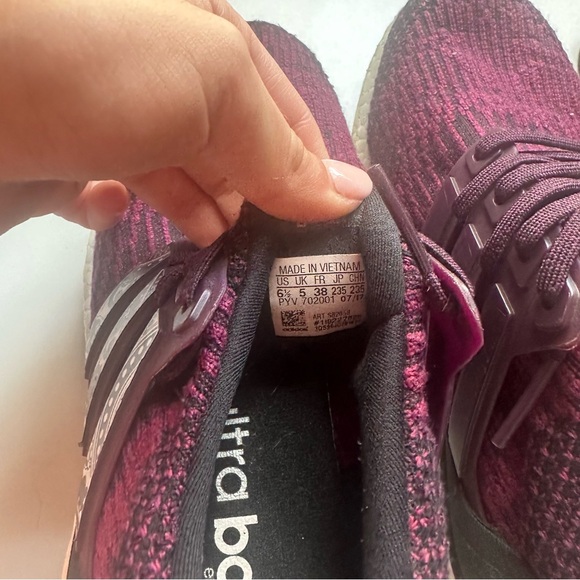 Adidas UltraBoost 3.0 Purple womans size 6.5 - Picture 3 of 6